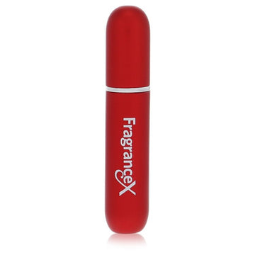 Travel Perfume Bottle by FragranceX Mini Travel Refillable Spray with Cap Refills from Any Fragrance Bottle (Maroon) .135 oz for Women