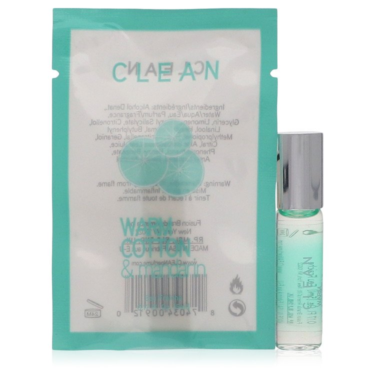 Clean Warm Cotton &amp; Mandarine by Clean Mini Eau Fraiche .17 oz for Women