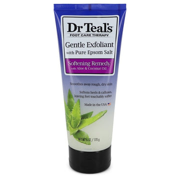 Dr Teal's Gentle Exfoliant With Pure Epson Salt by Dr Teal's Gentle Exfoliant with Pure Epsom Salt Softening Remedy with Aloe &amp; Coconut Oil (Unisex) 6 oz for Women