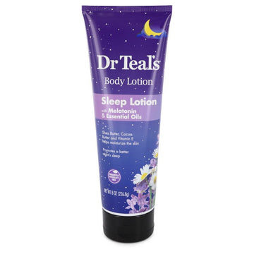 Dr Teal's Sleep Lotion by Dr Teal's Sleep Lotion with Melatonin &amp; Essential Oils Promotes a better night's sleep (Shea butter, Cocoa Butter and Vitamin E 8 oz for Women