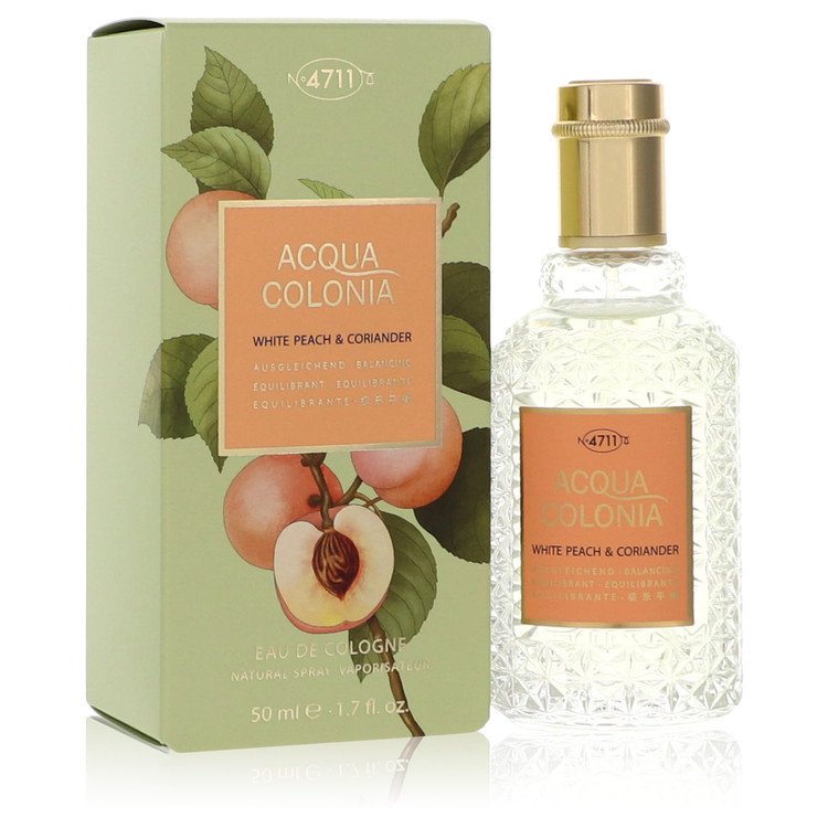 4711 Acqua Colonia White Peach &amp; Coriander by Maurer &amp; Wirtz Eau De Cologne Spray for Women