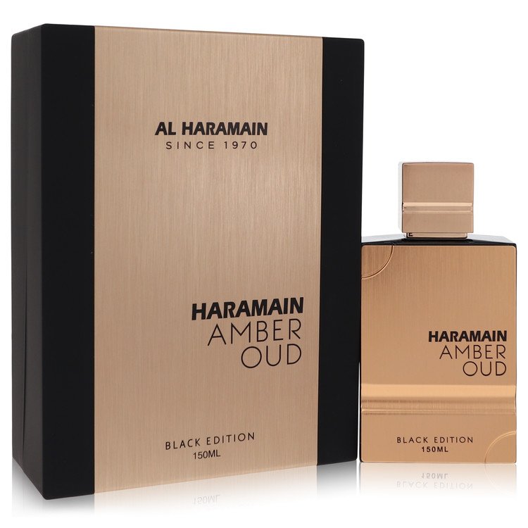 Al Haramain Amber Oud Black by Al Haramain Gift Set 5 oz 5 oz Eau De Parfum Spray + 0.34 oz Refillable Spray for Men