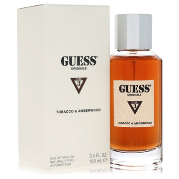 Guess Originals Type 3 Tabacco &amp; Amberwood by Guess Eau De Parfum Spray 3.4 oz for Men