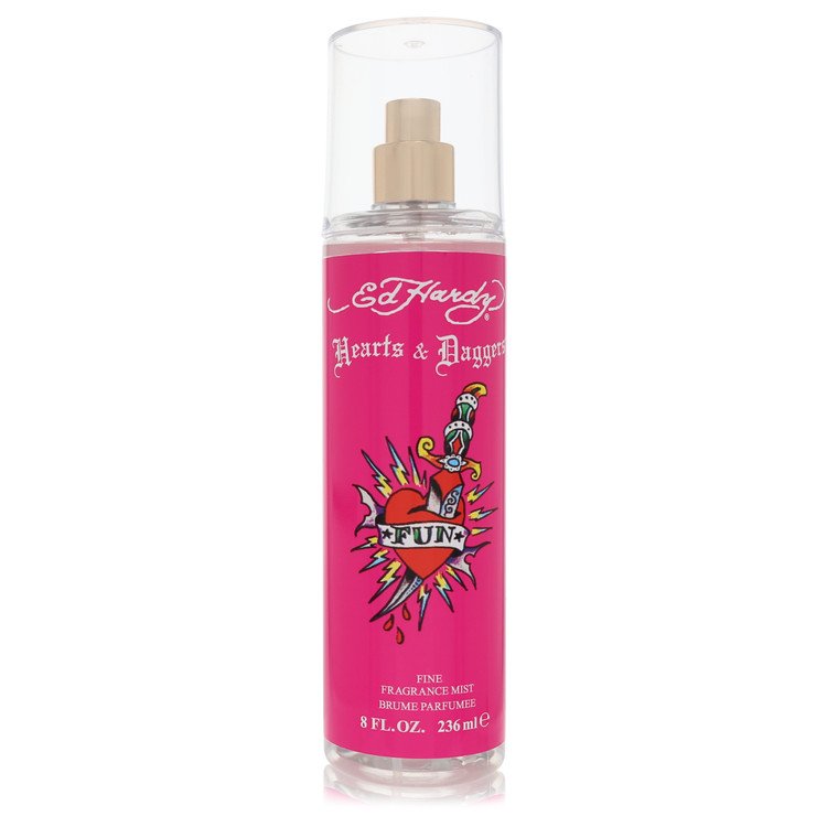 Ed Hardy Hearts &amp; Daggers by Christian Audigier Body Mist 8.0 oz for Women