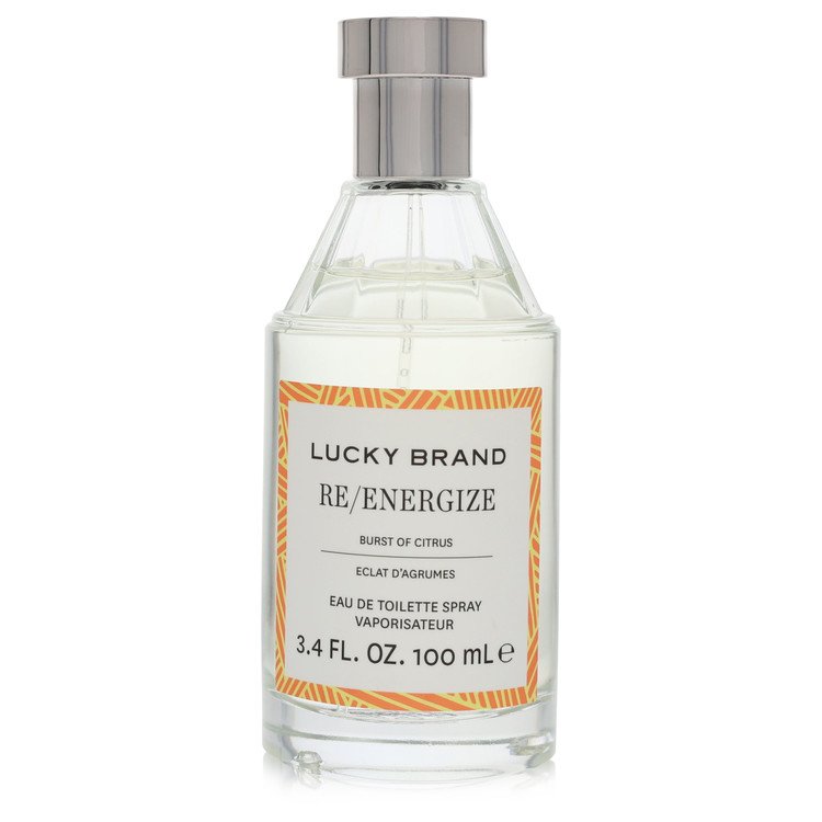 Lucky Brand Re-Energize by Lucky Brand Eau De Toilette Spray (Unboxed) 3.4 oz for Men