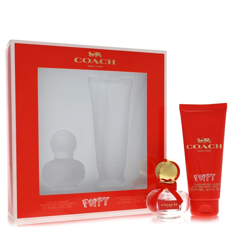 Coach Poppy by Coach Gift Set -- 1 oz Eau De Parfum Spray + 3.3 oz Body Lotion for Women