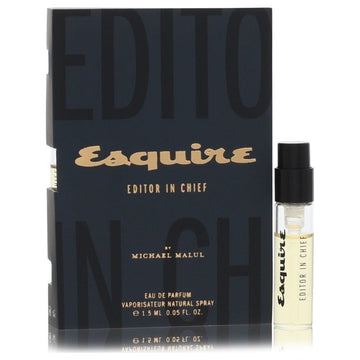 Esquire Editor in Chief by Michael Malul Vial (sample) 0.05 oz for Men